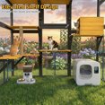 thumbnail image 4 of AUU Large Wooden Walk-in Cat Catio for Multiple Indoor & Outdoor Cats – Outdoor Cat Enclosure with Window Connection, 2 Condos, 5 Platforms, 4 Doors, and Weatherproof Roof Cover, 4 of 12