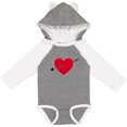 thumbnail image 3 of Inktastic Valentines Day Heart Arrow Boys or Girls Long Sleeve Baby Bodysuit, 3 of 5