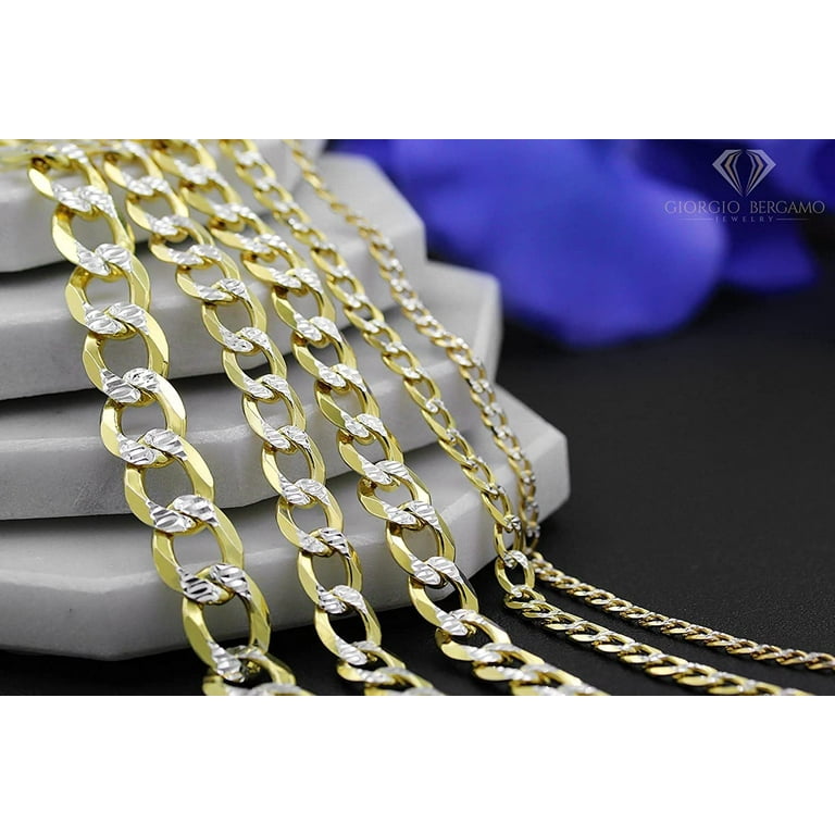 Gold Chain - Pave Curb Link Chain