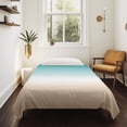 thumbnail image 4 of Teal Beige Ombre Cream Large Tapestry for Bedroom Wall Hanging Tapestry,Modern Turquoise Abstract Art Aesthetics Ceiling Backdrop Tapestries Poster Blanket Wall Decor for Living Room 86" x 104", 4 of 8