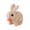 Brown, variant on mdesiwst Electric Plush Bunny Toy with Carrot Interactive Walking Rabbit Plushie Handmade Toddlers Educational Jumping Simulation Stuffed Animal Toy