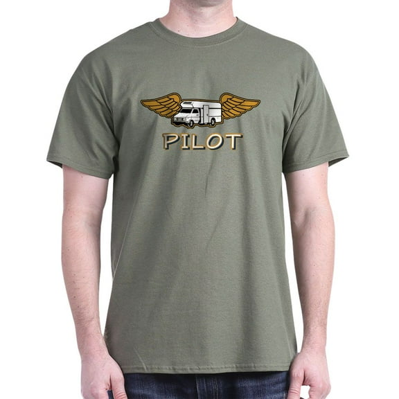 CafePress - RV Pilot T Shirt - Men's Classic Graphic Cotton T-Shirt