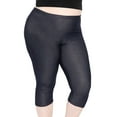 thumbnail image 1 of Stretch Is Comfort Women's Plus Size Knee-Length Leggings| Adult Xlarge- 7x, 1 of 6