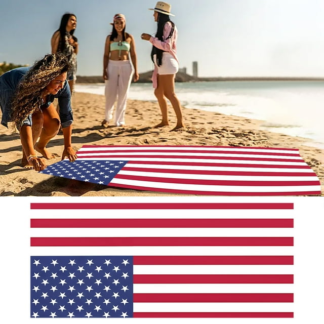 Toalla de playa | Toalla de microfibra de secado rápido para piscina y vacaciones | Toalla de baño grande y absorbente para viajes, gimnasio y picnic