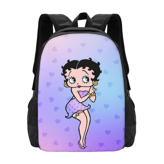 Betty Boop Backpack Travel Daypack Laptop Backpack For Men Women Hiking Travel