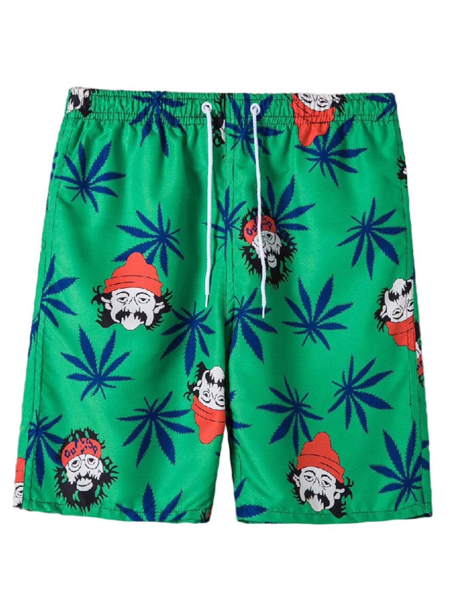 MAWCLOS Men Summer Beach Pajama Shorts Comfy Lounge Sleep Shorts Pant