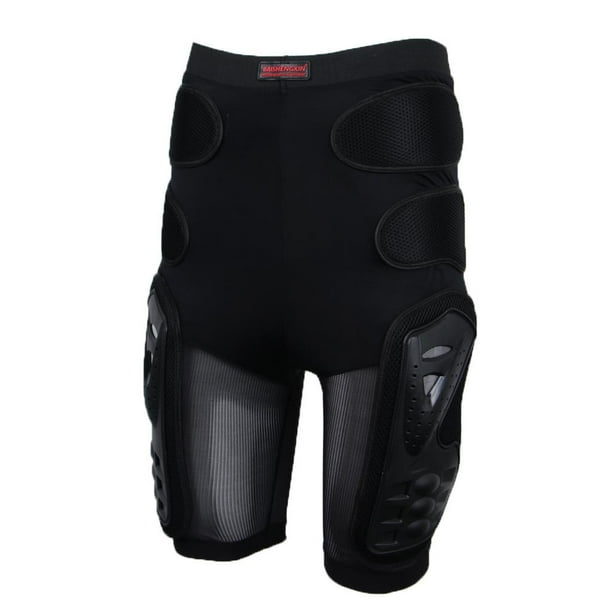 Almencla Motorbike Hip Protector ed Short Bike Pants Protection Black XL