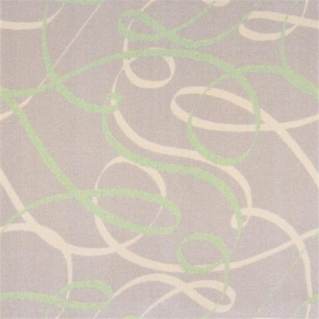 Joy Carpets Ribbons - Joy Rugs Ribbons Machine Tufted - Cut Pile Green 7'8