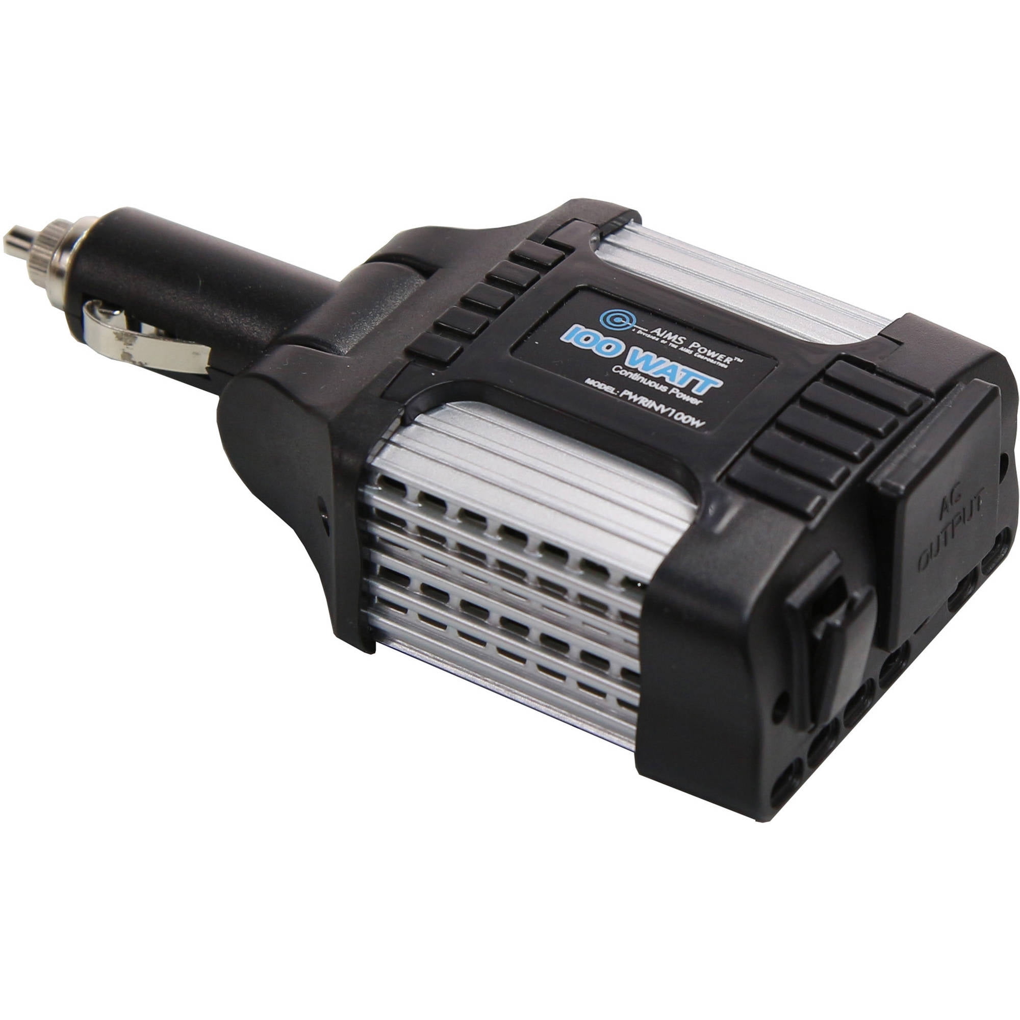 AIMS Power 100 Watt Cigarette Lighter Adapter Inverter