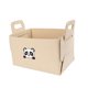 thumbnail image 1 of Cesta de almacenamiento de fieltro, , contenedor de almacenamiento plegable, carga del maletero del coche para el maletero del dormitorio Beige M, 1 of 8