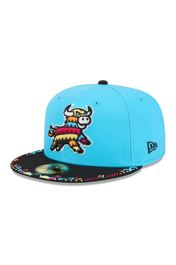 Men's New Era Blue/Black Erie SeaWolves 2026 Copa De La Diversion 59FIFTY Fitted Hat