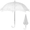 thumbnail image 3 of Lace Umbrella Scene Props Lace Parasol Umbrella for Wedding Stage Performance Photography, 3 of 8