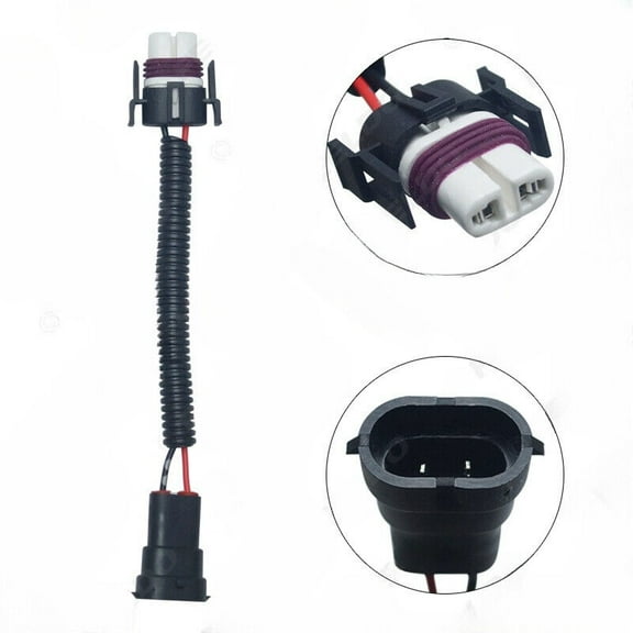 Automotive general H11 ceramic lamp socket wire H11 male female ceramic conversion wire adapter, headlight socket plug adapter