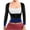 Blue 3, variant on Women Long Sleeve Sauna Suit Hot Sweat Body Shaper Jacket Zipper Up Solid Color Coat Gym Running Fitness Exercise Outerwear