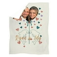 thumbnail image 3 of Cheapark Personalized Photo Blanket For Couples Thick Winter Warm Blanket Custom Picture Name Rectangular Valentines Day Anniversary Gift, 3 of 8