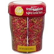 Wilton 6-Cell Metallic Valentine's Day Sprinkles Mix, 6.98 oz.