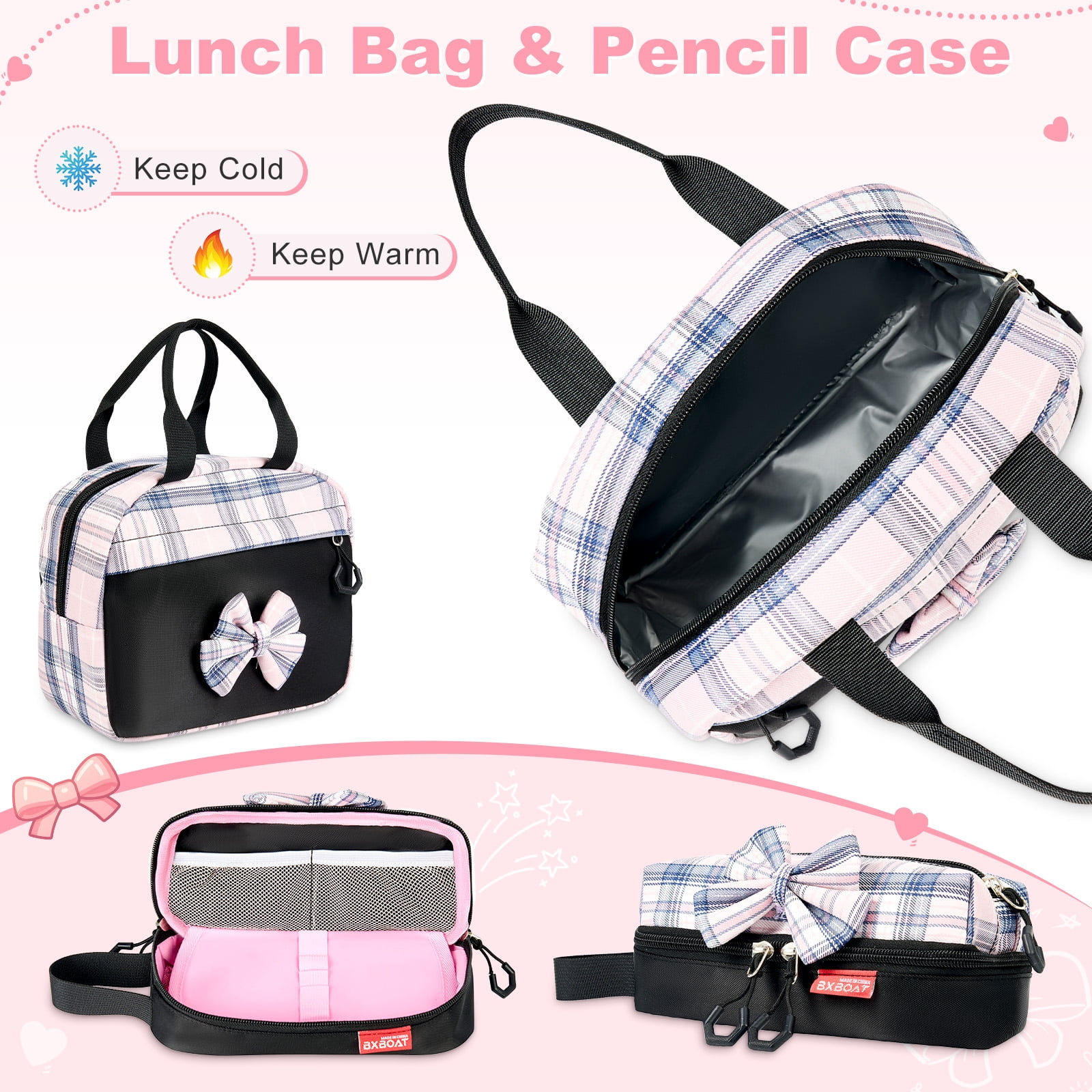 Gynky Backpack for Ages 4-12, Cute School Bag for Elementary & Middle School - Black, Great as a Back to School Gift
