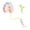 Pink 1, variant on mdesiwst Automatic Cat Teaser Interactive Electric Feather Toy Rechargeable Hanging String Cat Teaser with Bell for Indoor Cats Self-Play Hunting Exercise