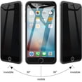 thumbnail image 5 of Entronix Privacy Screen Temperd Glass Protector for iPhone SE 2nd Generation, iPhone 8 and iPhone 7, Anti-Spy Tempered Glass Film, 3-Pack, 5 of 8