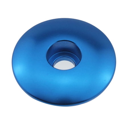 Yucurem MTB Road Bike Stem Top Cover 28.6mm Bicycle Fork Tube Headset Cap (Blue)