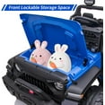 thumbnail image 6 of EastVita Kids 24V Ride on Car with Electric Remote Control Dual Drive Power Ride on Toys 2 Seats SUV Truck Wheels Vehicle with Control Bluetooth USB Mp3 Headlight, 6 of 7