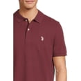 thumbnail image 4 of Remera Polo de Piqué de Algodón para Hombre U.S. Polo Assn. Burdeos Talle M, 4 of 4