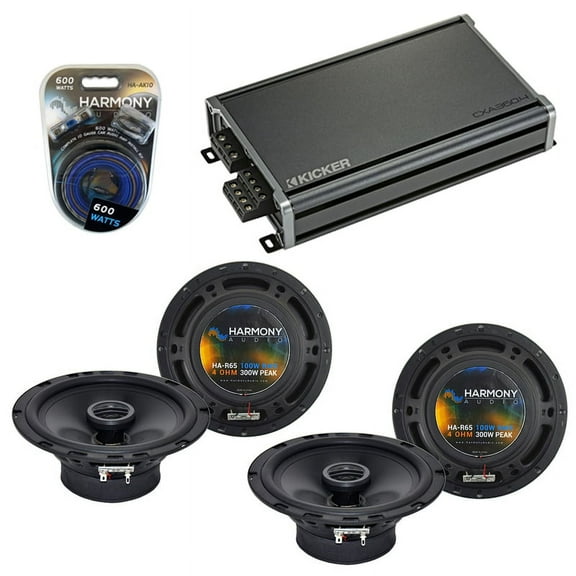 Fits Toyota Tundra 1999-2002 Factory Speaker Upgrade Harmony (2) R65 & CXA360.4