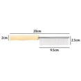 thumbnail image 2 of Cat Dog Dog Metal Combs Wooden Handle Cat Dog Stainless Steel Double-Sided Comb Dog Grooming Brush Pet Hair Brush Cat Flea Comb, 2 of 5