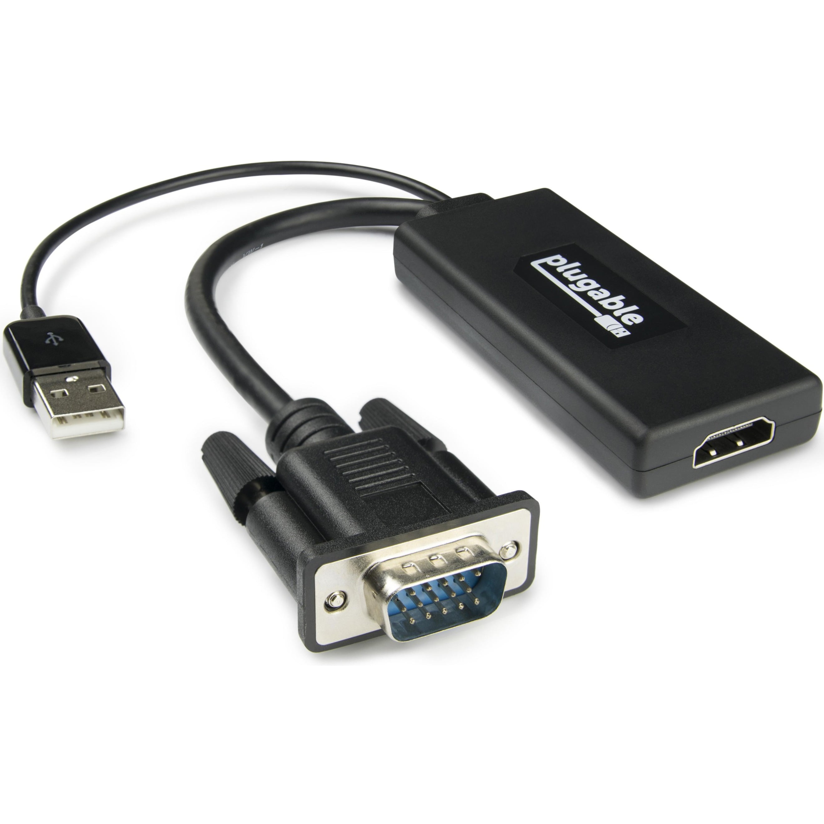Plugable VGA Active Adapter Audio (Supports 1080p Displays - Windows, Mac & Linux Compatible) - Walmart.com