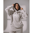 thumbnail image 2 of Women's KadyLuxe  Gray Iowa Hawkeyes Boyfriend Pullover Hoodie, 2 of 2