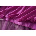 thumbnail image 5 of JMSUN Tulle Skirts for Women High Waist Layered Floral Print Brown Skirt Mesh A-Line Midi Layered Ruffles Mesh Skirt, 5 of 5