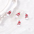 thumbnail image 1 of Mini alce de muñeco de nieve de Papá Noel, joyería de aleación para manicura navideña, lindas joyas de manicura de dibujos animados, 1 of 6