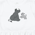 thumbnail image 4 of Inktastic Cute Rhinos Girls Toddler Dress, 4 of 5