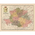 thumbnail image 2 of Martin 32x26 Black Ornate Wood Framed with Double Matting Museum Art Print Titled - Caceres Spain Europe - Martin 1911, 2 of 4