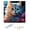 style-C, variant on Cat in the Flowers 8×8 Inch DIY Digital Oil Painting – Canvas Art Kit (Easel Not Included)
