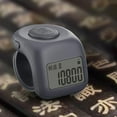thumbnail image 5 of ZPAQI Precise Rechargeable Silent Digital Hand Tally Counter Durable Finger Ring Lightweight Prayer Counter Clicker 9 Channels, 5 of 12