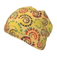 thumbnail image 2 of Rateoe Colourful Tie Dye 1 Kids Beanie Warm Knit Beanie Hats Boys Girls Winter Hat Soft Slouchy Hats for Kids, 2 of 7