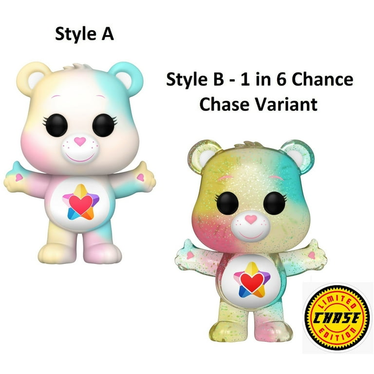 Funko POP 2024 Care Bears 5-FIGURE CHASE SET Champ Wish Care-a-Lot Hopeful True Heart