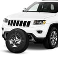 thumbnail image 2 of KAKALAD Compass Mountains 01 Spare Tire Cover Universal Vehicle Accessories Buckle Car Tools 16”in, 2 of 6
