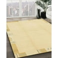 thumbnail image 3 of Ahgly Company Machine Washable Indoor Rectangle Abstract Sun Yellow Area Rugs, 2' x 5', 3 of 7
