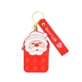 thumbnail image 1 of De Burbujas De Empuje, Monedero De Papá Noel De Navidad, Llavero, Bolsa Para Aliviar El Estrés, Juguete De Descompresión De Silicona Vogacara HA041652-02, 1 of 6