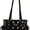 Black, variant on KKLDOGS Polka Dot Shoulder Bag for Women Polkadot Hobo Tote Purse | Multi Pocket Shoulder Purse Trendy Belt Design Handbag