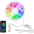 thumbnail image 1 of 5M 5050 RGB LED strip, light strip controlled via remote control - Perfect, 1 of 2