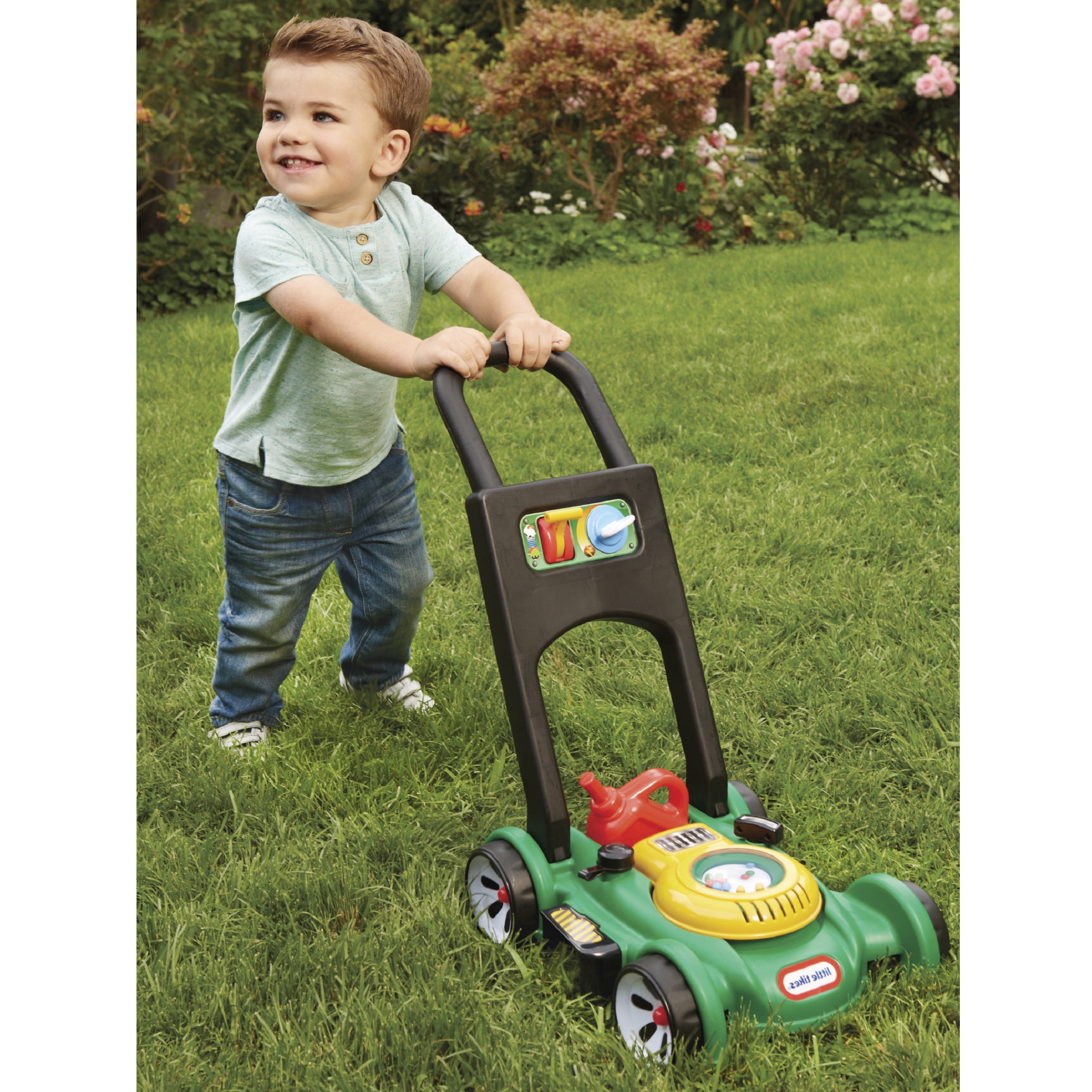 Little Tikes Gas N Go Mower Toddler Push Toy - For Kids Boys Girls Ages 1.5 Years and Older - image 3 of 7
