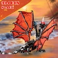 thumbnail image 4 of QOQ Fire Dragon Model Building Kit (994 Pcs) - Realistic Scales/Claws,ABS， Movable Wings, Great Gift & Interior Decoration for Fans, 4 of 9