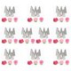 thumbnail image 2 of Matsuzay Pack of 5 Stainless Steel Piping Decorative Portable Cupcake Tip Nozzle Reusable Cooking Cookies Household Rose Biscuit 10Conjunto, 2 of 6