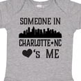 thumbnail image 4 of Inktastic Charlotte North Carolina Someone Loves Me Boys or Girls Baby Bodysuit, 4 of 5