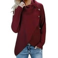 thumbnail image 2 of Girls Jacket Long Sleeve Button Cowl Neck Casual Knitted Pullover Tunic Sweaters Cardigan Jacket, 2 of 7