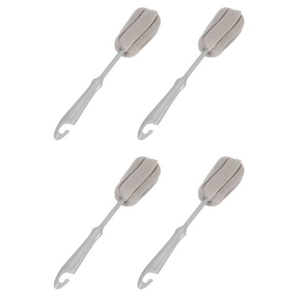 4 Pieza Cepillo de Esponja Limpieza Lavado de Vidrio de Botella de Leche Limpiador de Cocina Herramientas Cepillo de Limpieza de Manejar Corto de Plástico