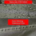 thumbnail image 3 of Housse de Tondeuse à Gazon Robuste Durable Imperméable Bâche Vert Armée, 3 of 5